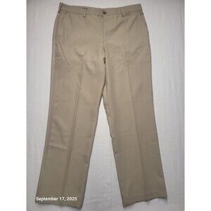 Izod Mens Slim Fit Flat Front Khaki Chinos NWT 36x30